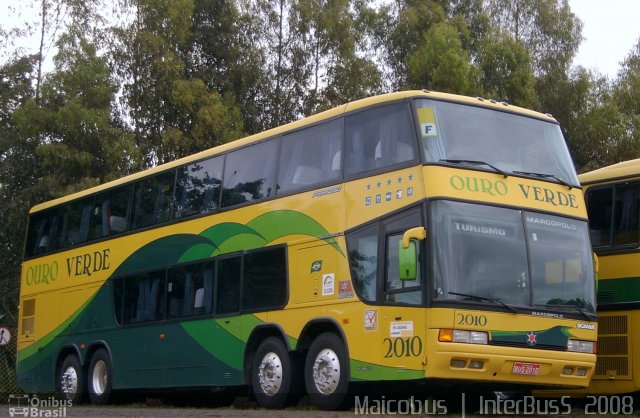 Auto Viação Ouro Verde 2010 na cidade de Americana, São Paulo, Brasil, por Maicon Igor  Barboza. ID da foto: 750964.