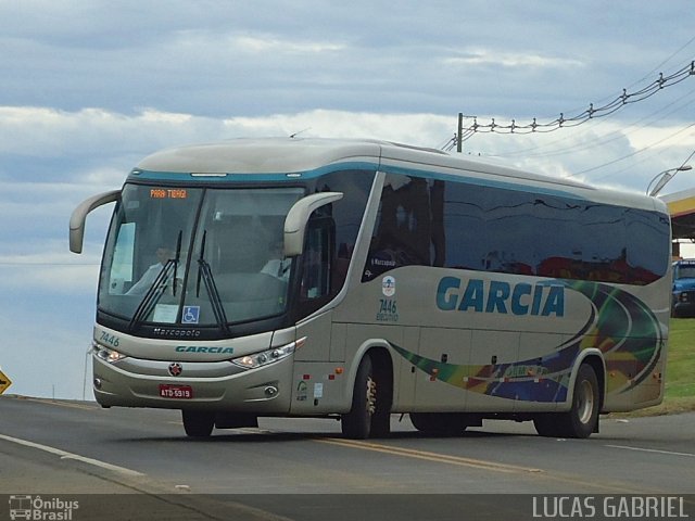 Viação Garcia 7446 na cidade de Imbaú, Paraná, Brasil, por Lucas Gabriel. Número da foto: #749946.