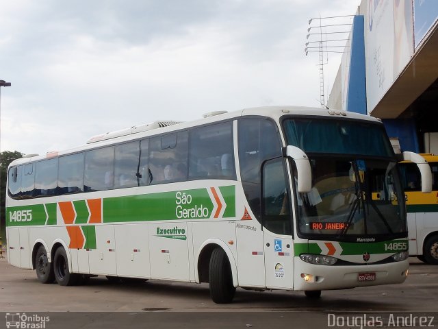 Cia. São Geraldo de Viação 14855 na cidade de Goiânia, Goiás, Brasil, por Douglas Andrez. Número da foto: #749954.