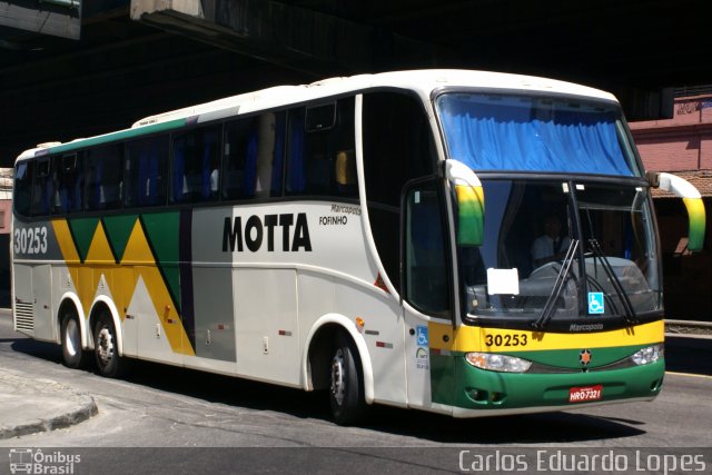 Viação Motta 30253 na cidade de Rio de Janeiro, Rio de Janeiro, Brasil, por Carlos Eduardo Lopes. Número da foto: #751207.