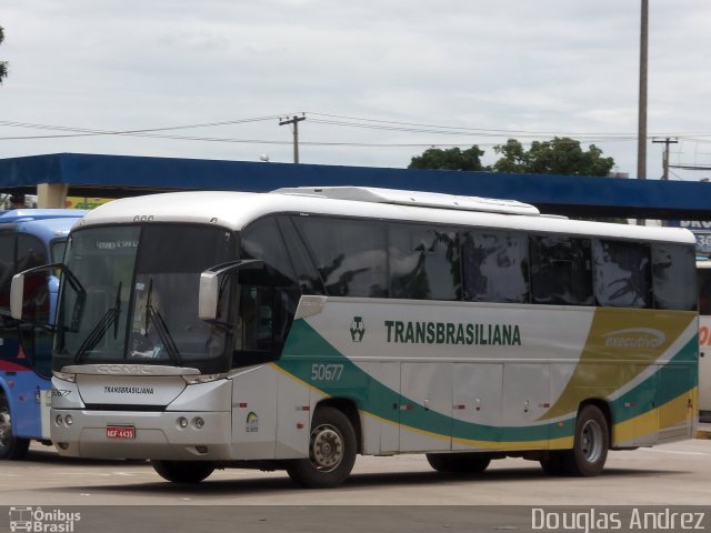 Transbrasiliana Transportes e Turismo 50677 na cidade de Goiânia, Goiás, Brasil, por Douglas Andrez. ID da foto: 749834.