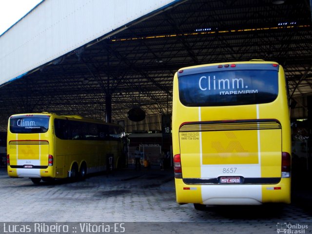 Viação Itapemirim 8657 na cidade de Vitória, Espírito Santo, Brasil, por Lucas  Ribeiro. ID da foto: 749681.