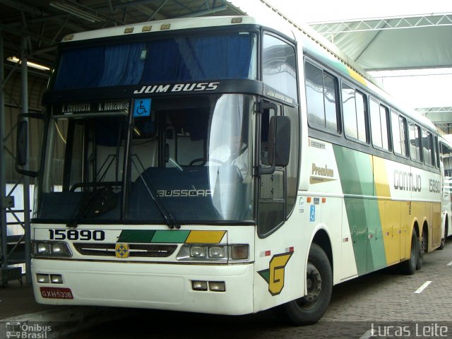 Empresa Gontijo de Transportes 15890 na cidade de Belo Horizonte, Minas Gerais, Brasil, por Lucas Leite. ID da foto: 750004.