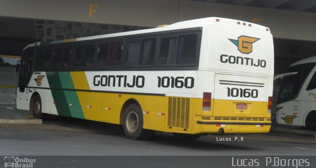 Empresa Gontijo de Transportes 10160 na cidade de Araxá, Minas Gerais, Brasil, por Lucas Borges . ID da foto: 699148.