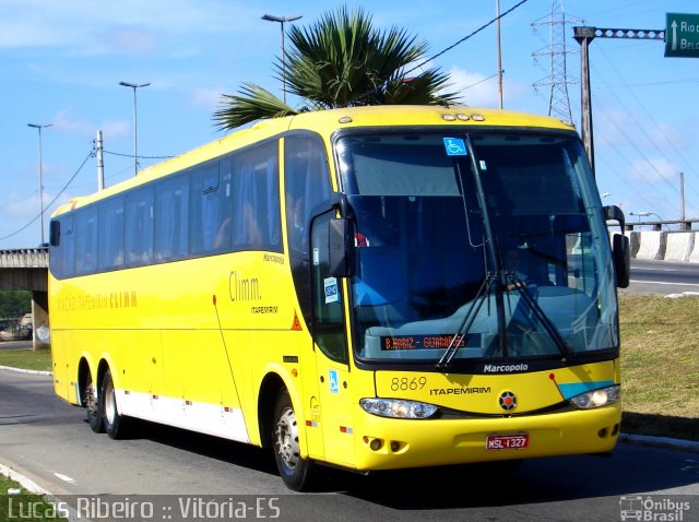 Viação Itapemirim 8869 na cidade de Vitória, Espírito Santo, Brasil, por Lucas  Ribeiro. Número da foto: #698068.