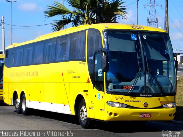 Viação Itapemirim 5869 na cidade de Vitória, Espírito Santo, Brasil, por Lucas  Ribeiro. Número da foto: #698058.