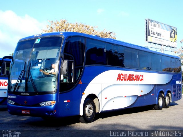 Viação Águia Branca RJ 544.010 na cidade de Vitória, Espírito Santo, Brasil, por Lucas  Ribeiro. Número da foto: #698017.