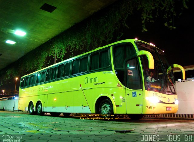 Viação Itapemirim 8011 na cidade de Belo Horizonte, Minas Gerais, Brasil, por Jones Bh. ID da foto: 698173.