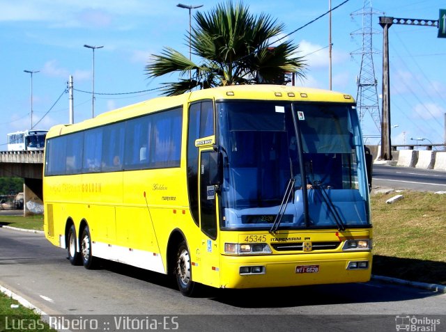 Viação Itapemirim 45345 na cidade de Vitória, Espírito Santo, Brasil, por Lucas  Ribeiro. Número da foto: #698075.