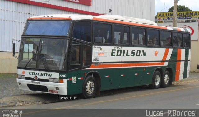 Viação Edilson 2200 na cidade de Araxá, Minas Gerais, Brasil, por Lucas Borges . Número da foto: #698822.