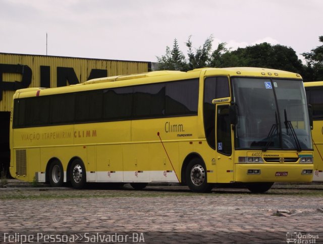 Viação Itapemirim 44005 na cidade de Salvador, Bahia, Brasil, por Felipe Pessoa de Albuquerque. Número da foto: #752638.