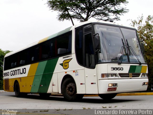 Empresa Gontijo de Transportes 3860 na cidade de São Paulo, São Paulo, Brasil, por Leonardo Ferreira Porto. ID da foto: 751549.