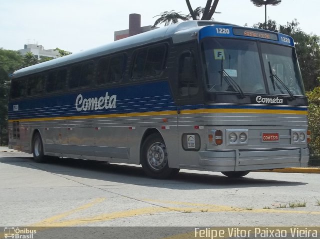 Viação Cometa 1220 na cidade de São Paulo, São Paulo, Brasil, por Felipe Vitor Paixão Vieira. ID da foto: 752769.