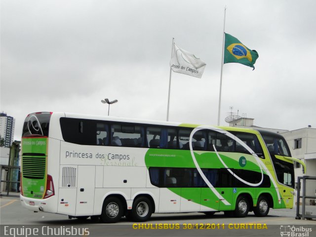 Expresso Princesa dos Campos 6204 na cidade de Curitiba, Paraná, Brasil, por Paulo Roberto Chulis. Número da foto: #753537.