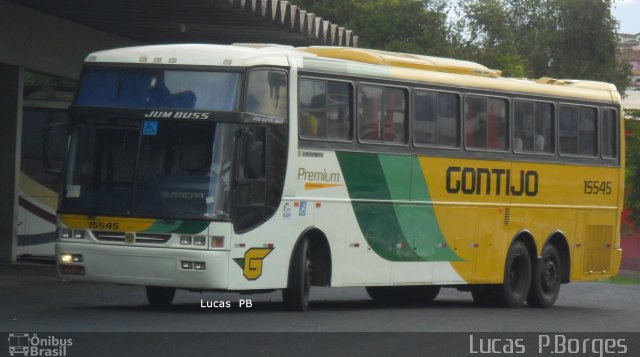 Empresa Gontijo de Transportes 15545 na cidade de Araxá, Minas Gerais, Brasil, por Lucas Borges . ID da foto: 752703.