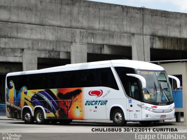 Eucatur - Empresa União Cascavel de Transportes e Turismo 4748 na cidade de Curitiba, Paraná, Brasil, por Paulo Roberto Chulis. Número da foto: #753557.