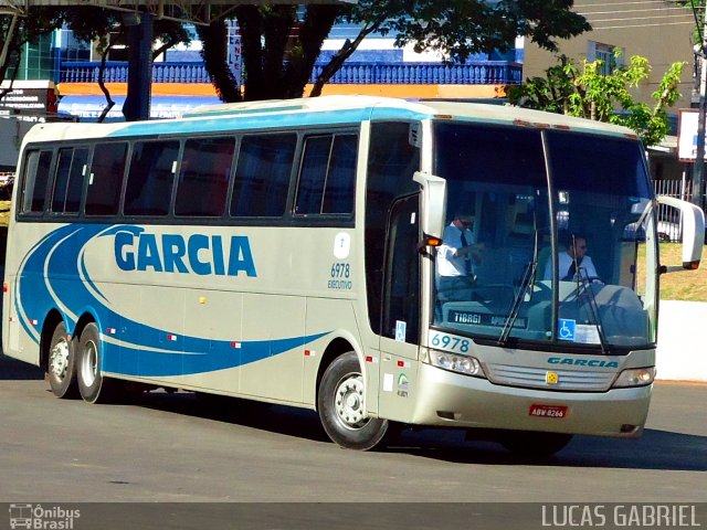 Viação Garcia 6978 na cidade de Telêmaco Borba, Paraná, Brasil, por Lucas Gabriel. Número da foto: #753589.