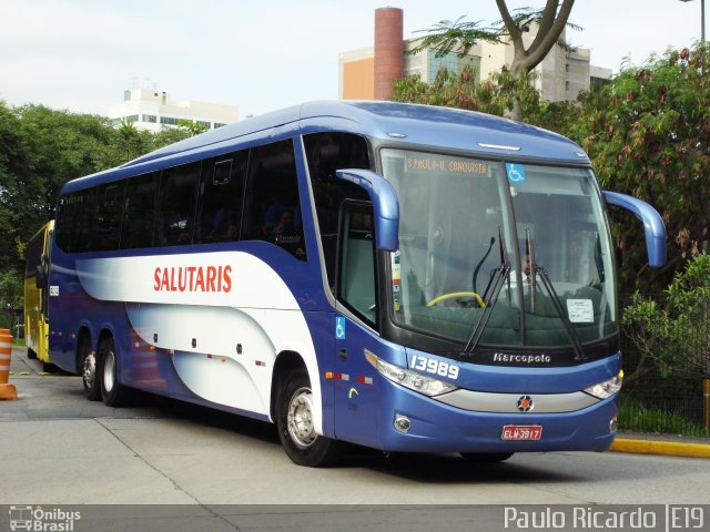 Viação Salutaris e Turismo 13989 na cidade de São Paulo, São Paulo, Brasil, por Paulo Ricardo. Número da foto: #752800.