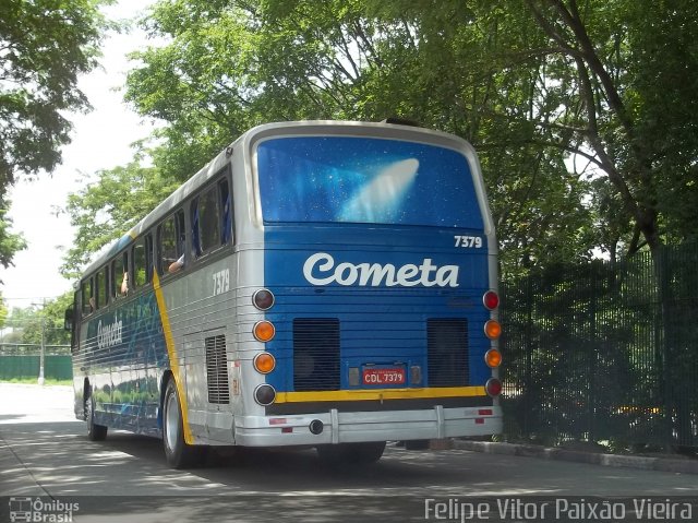 Viação Cometa 7379 na cidade de São Paulo, São Paulo, Brasil, por Felipe Vitor Paixão Vieira. ID da foto: 752693.