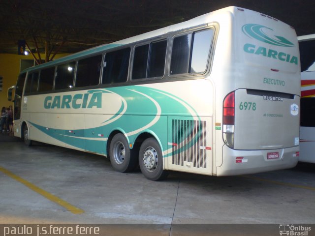 Viação Garcia 6978 na cidade de Maringá, Paraná, Brasil, por Paulo J. S. Ferre. Número da foto: #754173.