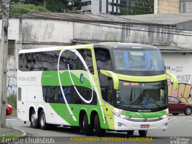 Expresso Princesa dos Campos 6204 na cidade de Curitiba, Paraná, Brasil, por Paulo Roberto Chulis. Número da foto: #754604.
