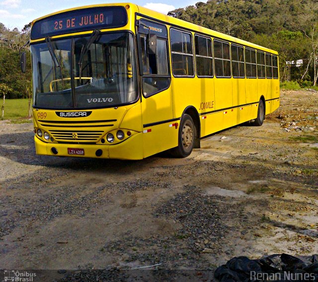 Transtusa - Transporte e Turismo Santo Antônio 989 na cidade de Joinville, Santa Catarina, Brasil, por Andrews  Fuscolin. Número da foto: #702502.