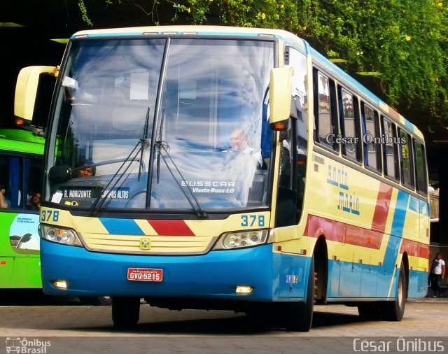 Santa Maria 378 na cidade de Belo Horizonte, Minas Gerais, Brasil, por César Ônibus. ID da foto: 702351.