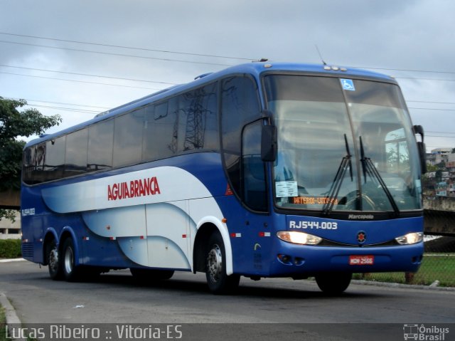Viação Águia Branca RJ 544.003 na cidade de Vitória, Espírito Santo, Brasil, por Lucas  Ribeiro. Número da foto: #704113.