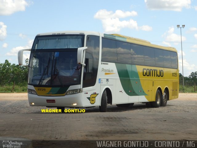 Empresa Gontijo de Transportes 11725 na cidade de Corinto, Minas Gerais, Brasil, por Wagner Gontijo Várzea da Palma-mg. Número da foto: #703575.