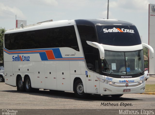 VUSC - Viação União Santa Cruz 2320 na cidade de Santa Cruz do Sul, Rio Grande do Sul, Brasil, por Matheus Etges. Número da foto: #706462.
