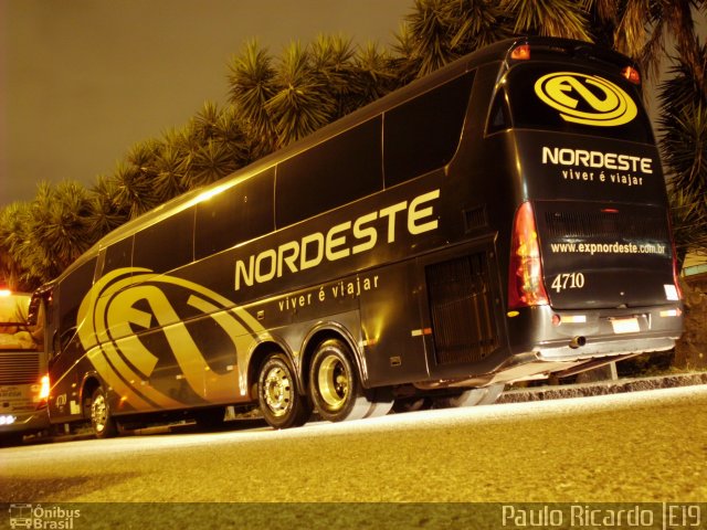 Expresso Nordeste 4710 na cidade de Curitiba, Paraná, Brasil, por Paulo Ricardo. Número da foto: #706485.