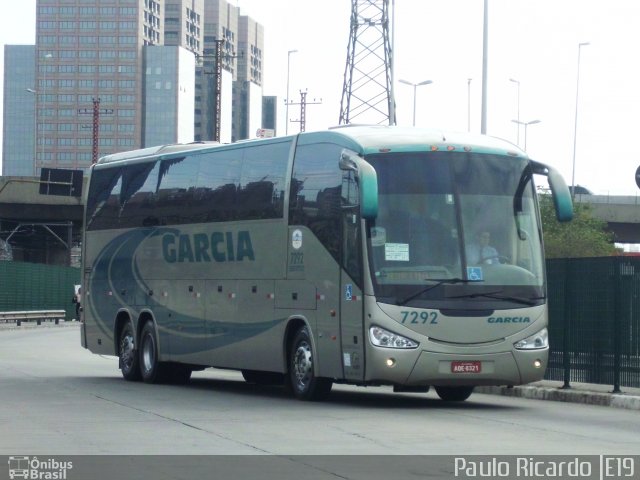 Viação Garcia 7292 na cidade de São Paulo, São Paulo, Brasil, por Paulo Ricardo. Número da foto: #706219.