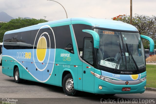 Doce Rio Fretamento e Turismo 7300 na cidade de Rio de Janeiro, Rio de Janeiro, Brasil, por Carlos Eduardo Lopes. Número da foto: #710898.