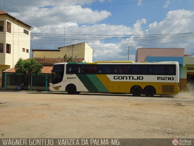 Empresa Gontijo de Transportes 15210 na cidade de Várzea da Palma, Minas Gerais, Brasil, por Wagner Gontijo Várzea da Palma-mg. ID da foto: 305177.