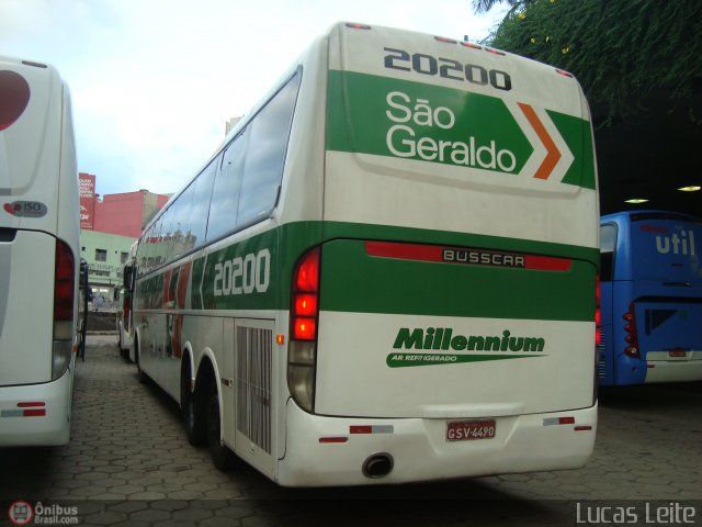 Cia. São Geraldo de Viação 20200 na cidade de Belo Horizonte, Minas Gerais, Brasil, por Lucas Leite. Número da foto: #305197.
