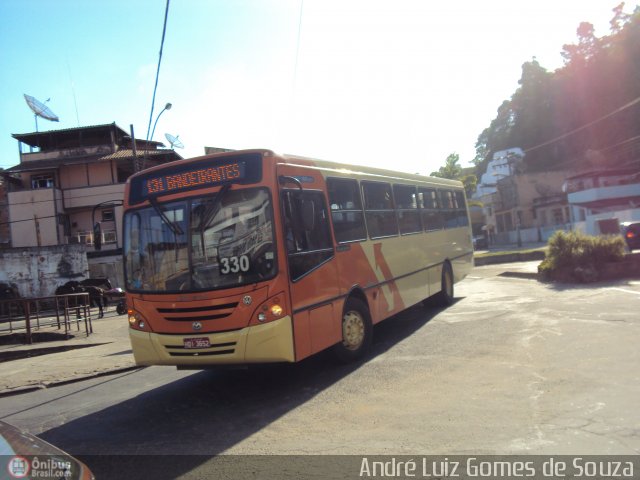 VSLL - Viação Santa Luzia 330 na cidade de Juiz de Fora, Minas Gerais, Brasil, por André Luiz Gomes de Souza. ID da foto: 305972.