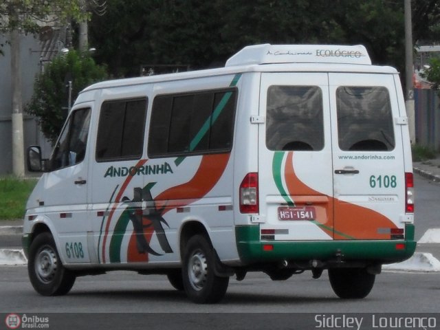 Empresa de Transportes Andorinha 6108 na cidade de São Paulo, São Paulo, Brasil, por Sidcley Lourenço. Número da foto: #316360.