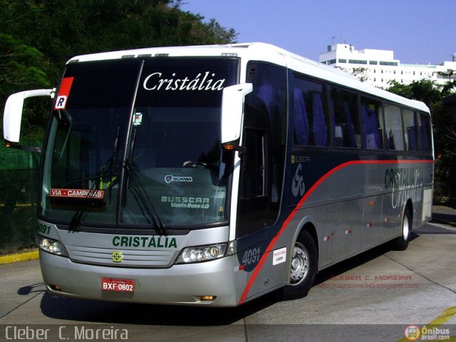 Expresso Cristália 4091 na cidade de São Paulo, São Paulo, Brasil, por Cleber C.  Moreira. ID da foto: 317245.