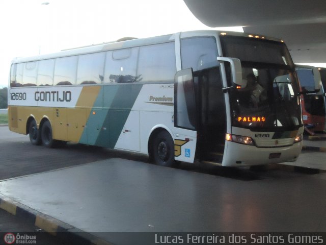 Empresa Gontijo de Transportes 12690 na cidade de Palmas, Tocantins, Brasil, por Lucas Ferreira dos Santos Gomes. ID da foto: 316986.