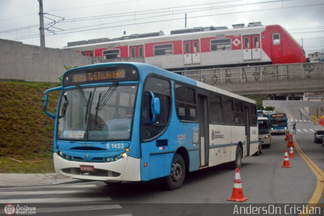 Viação Cidade Dutra 6 1453 na cidade de São Paulo, São Paulo, Brasil, por Anderson Cristian. ID da foto: 317041.