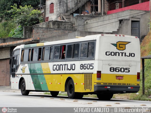 Empresa Gontijo de Transportes 8605 na cidade de Belo Horizonte, Minas Gerais, Brasil, por Sérgio Augusto Braga Canuto. ID da foto: 318278.