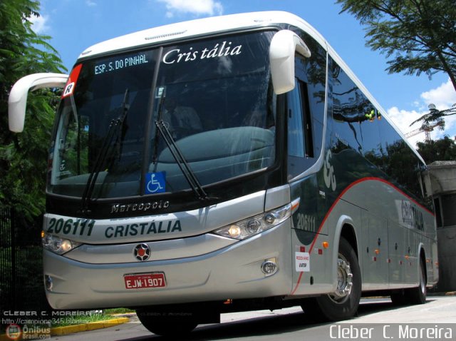 Expresso Cristália 206111 na cidade de São Paulo, São Paulo, Brasil, por Cleber C.  Moreira. Número da foto: #317947.