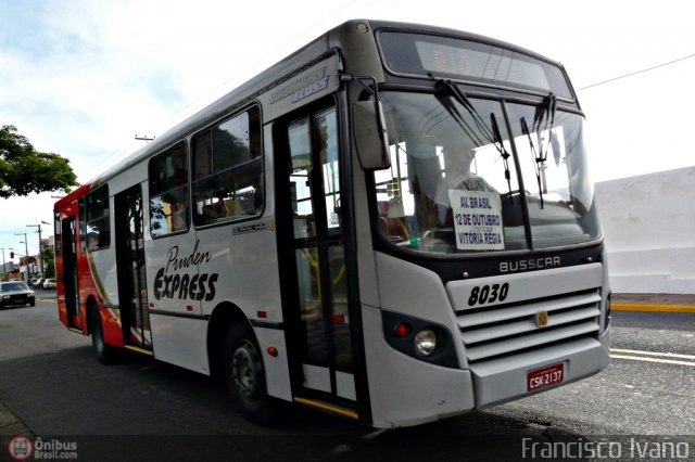 Pruden Express 8030 na cidade de Presidente Prudente, São Paulo, Brasil, por Francisco Ivano. Número da foto: #317956.