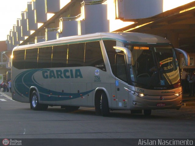 Viação Garcia 7756 na cidade de São José do Rio Preto, São Paulo, Brasil, por Aislan Nascimento. Número da foto: #317736.