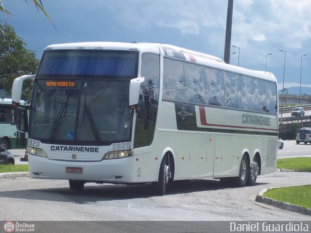 Auto Viação Catarinense 2620 na cidade de Florianópolis, Santa Catarina, Brasil, por Daniel Guardiola. ID da foto: 319165.