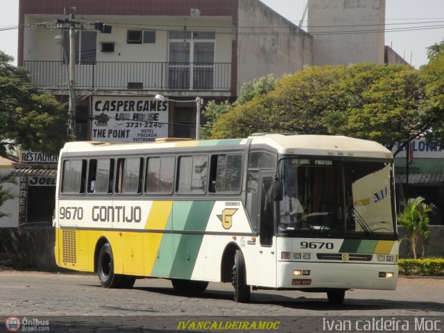 Empresa Gontijo de Transportes 9670 na cidade de Curvelo, Minas Gerais, Brasil, por Ivan Caldeira Moc. Número da foto: #320699.