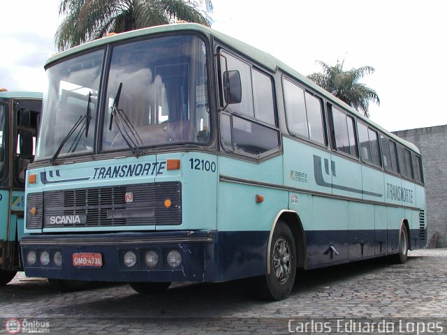 Transnorte - Transporte e Turismo Norte de Minas 12100 na cidade de Montes Claros, Minas Gerais, Brasil, por Carlos Eduardo Lopes. Número da foto: #320697.