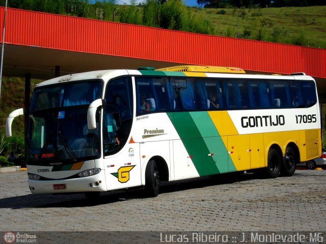 Empresa Gontijo de Transportes 17095 na cidade de João Monlevade, Minas Gerais, Brasil, por Lucas  Ribeiro. Número da foto: #322056.