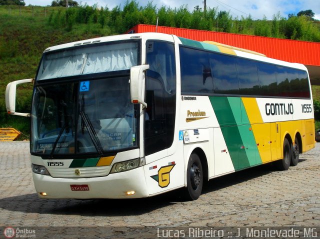 Empresa Gontijo de Transportes 11555 na cidade de João Monlevade, Minas Gerais, Brasil, por Lucas  Ribeiro. Número da foto: #322048.