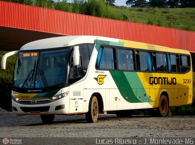 Empresa Gontijo de Transportes 3230 na cidade de João Monlevade, Minas Gerais, Brasil, por Lucas  Ribeiro. Número da foto: #322041.